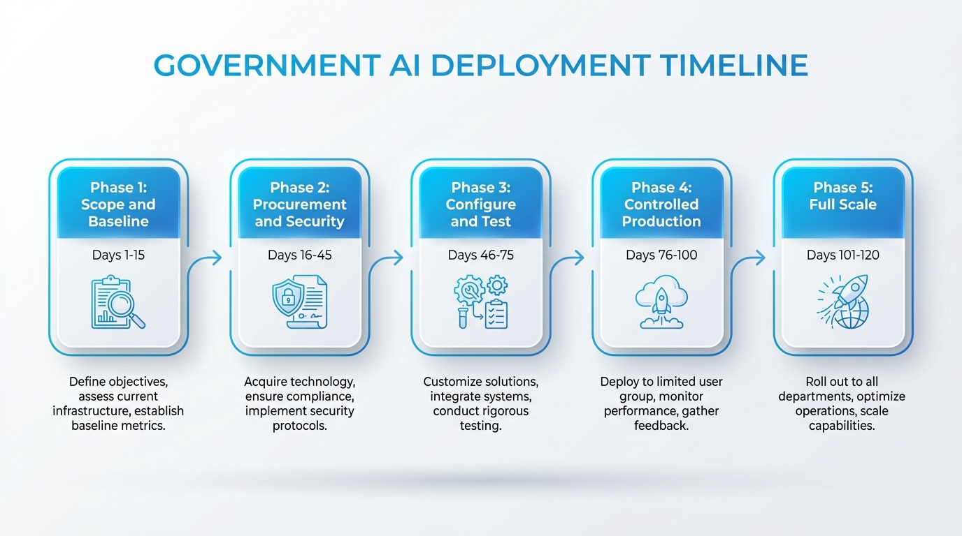 Real-time analytics dashboard for government AI voice agents showing call resolution rates and cost per interaction