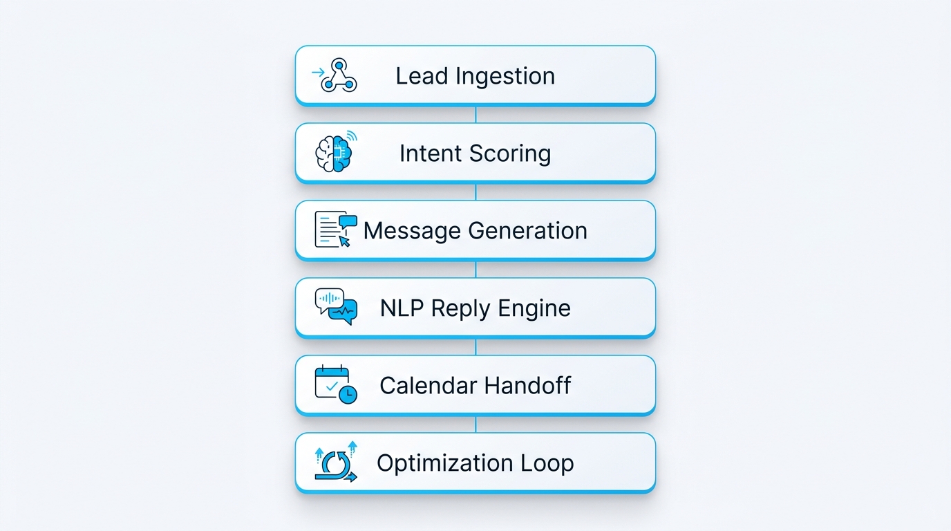 Text sales AI use cases across real estate, healthcare, automotive and financial services showing ROI within 60 days